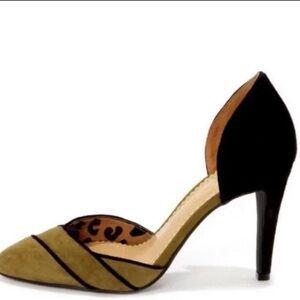 Jessica Simpson Seville D’Orsay Suede Pumps In Bronze
